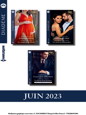 cover image of Pack mensuel Diadème--6 romans (Juin 2023)